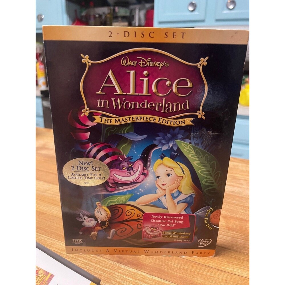 Alice in Wonderland (DVD, 2004, 2-Disc Set, The Masterpiece Edition)